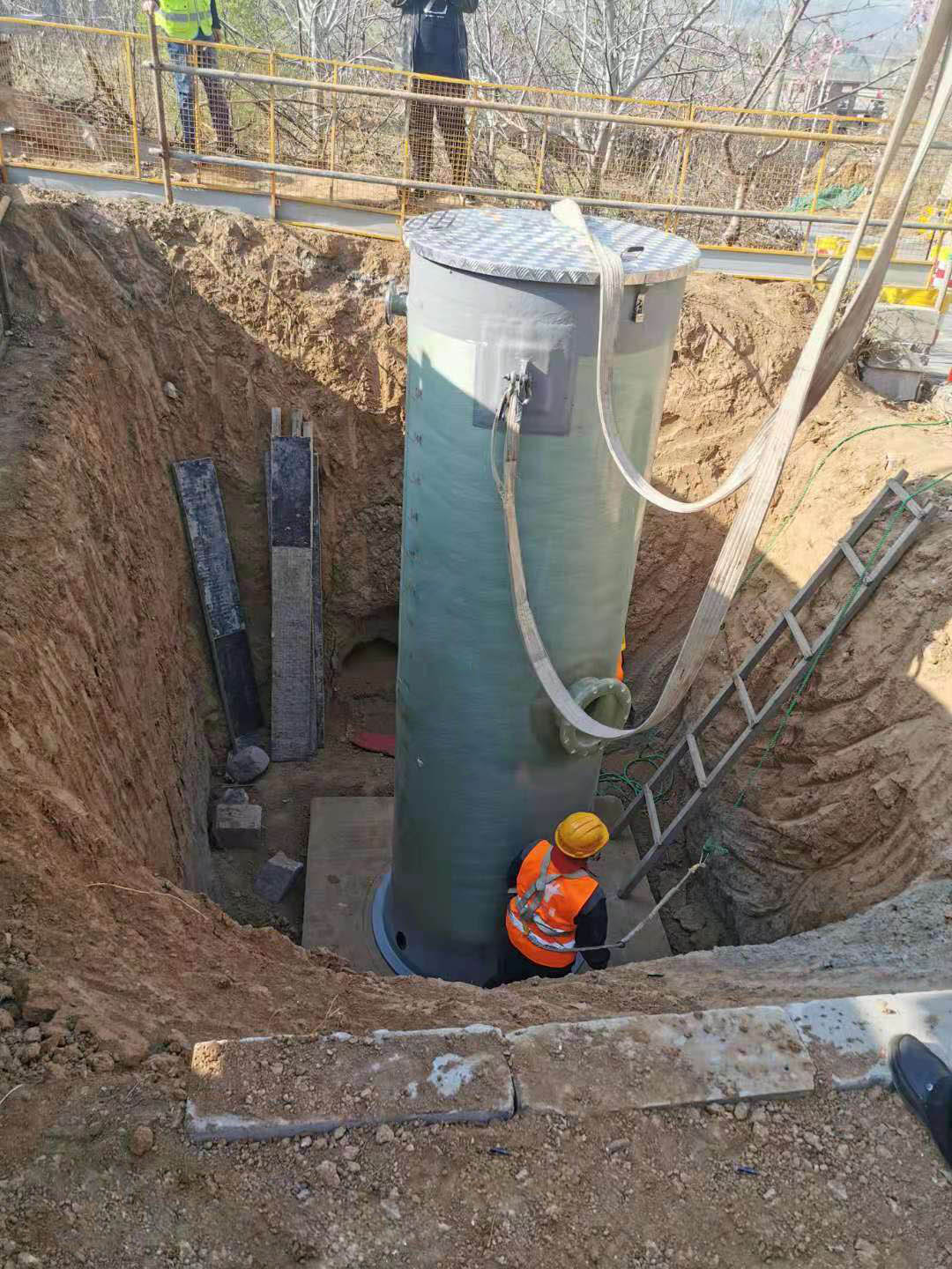懷柔濟南市農村一體化預制泵站案例